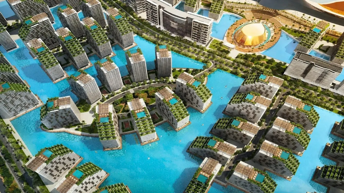 AZIZI VENICE- LOCATION MAP